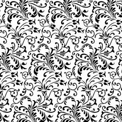 Transparent background with a beautiful ornament.Vector seamless pattern with beautiful ornament on transparent background.