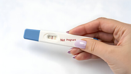 Obraz premium Hand holding a medical thermometer for checking temperature