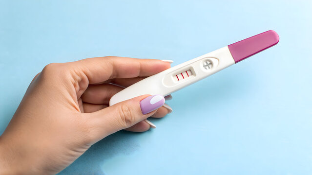Hand holding a medical thermometer for checking temperature - Powered by Adobe