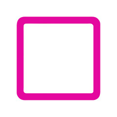 pink square frame