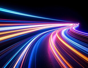 Abstract speed trails