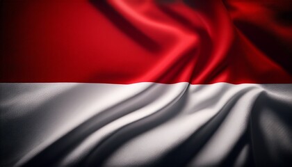 indonesia flag waving background