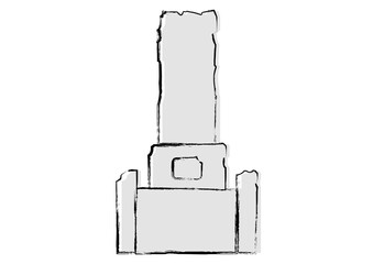 古びた日本のお墓