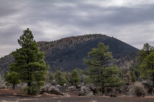 Sunset Crater is a cinder cone in  San Francisco Volcanic Field in Coconino County, Flagstaff, Arizona. Sunset Crater Volcano National Monument, Lava Flow Trail