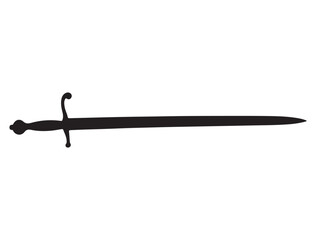 Obraz premium SWORD SILHOUETTE