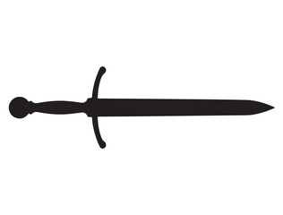 Obraz premium SWORD SILHOUETTE