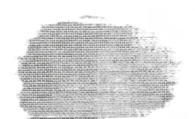 Abstract textured gray fabric shape