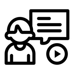 Person Receiving Online Training