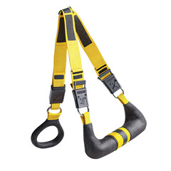 Yellow and Black Suspension Training Straps with