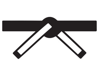  TAEKWONDO BELT SILHOUETTE
