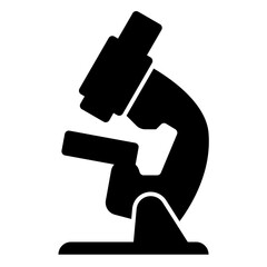 Microscope Outline Icon Drawing