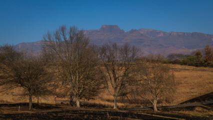 mountain, feature, rock, drakensberg, south africa, beautiful, landscape, nature, view, scenic, 