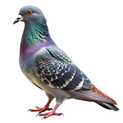 Rock Pigeon Detailed Profile of a Common Bird