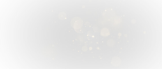 Golden Sparkle Glow Effect on Transparent Background	
