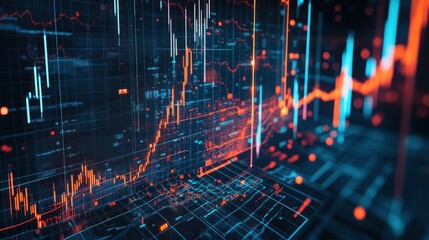 Abstract digital data visualization