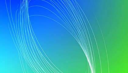 Abstract swirling lines on a gradient background