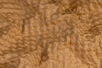 waste paper for transporting equipment and objects, paper details with a raised surface and a large number of irregularities