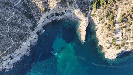 Costa Blanca, Alicante, Benidorm, Villajoyosa, Cala Conill, Comunidad Valenciana, Spain, Mediterranean Sea, Mediterranean Coast, Europe, Southern Europe