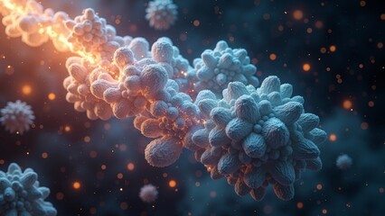 Cosmic Nebula Technology Scene