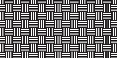 Seamless weave pattern geometric fabric vintage textile illustration.