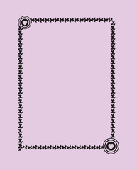 hand drawing simple frame