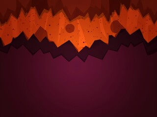 Abstract Halloween wallpaper with layered geometry