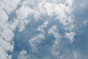 blue sky with clouds