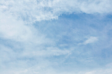 blue sky with clouds