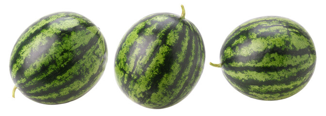 watermelon isolated, transparent PNG, PNG format, Collection, set