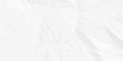 White crumpled paper Blank white crumpled and creased paper poster.	