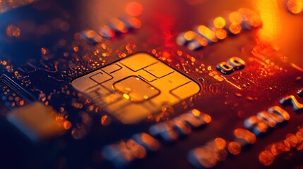 Close-up of a credit card chip (1)