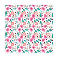 Eclectic Seamless Pattern Collection: Mixed Geometric, Abstract, and Floral Designs