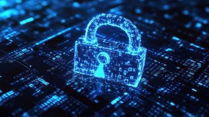 Digital lock on circuit board