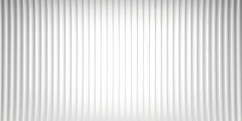 Ribbed glass corrugated plastic background with abstract line patterns and 3D gradient effects. Premium silver metal textures for windows or architectural wall designs. Polycarbonate prism overlay. © RDVector