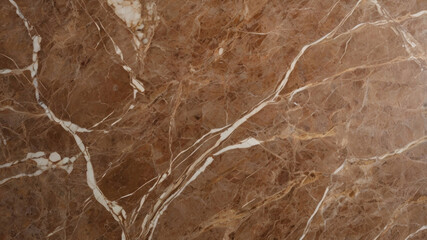 Elegant Brown Marble Surface With Striking White And Cream Veining And Natural Patterns. Luxurious Stone, Abstract Background, High End Material, Interior Design
