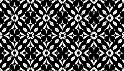 Black and white repeating pattern