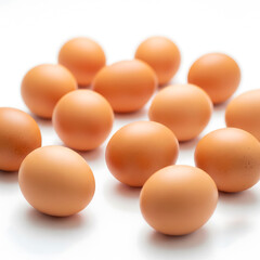 Scattered Brown Eggs