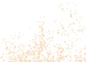 Glowing orange sparkles, starbursts, and festive fireworks on black. Radiant particles, warm shimmer, and stardust create a luxurious PNG overlay for holiday and New Year designs.