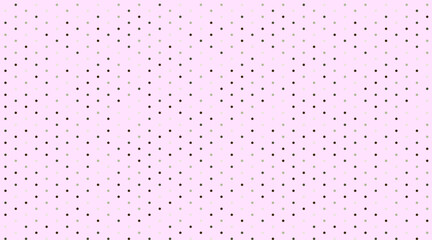Abstract pastel pink and black polka dot pattern.  Perfect for website backgrounds, textile designs, or any project needing a subtle yet stylish texture.