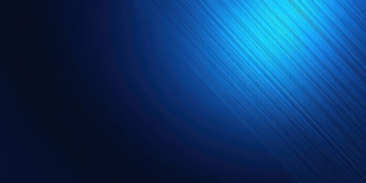 Elegant blue gradient background with diagonal textured lines and soft light for modern design applications