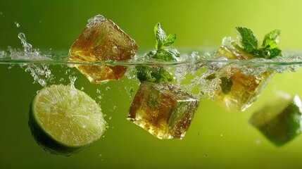 green leaf background