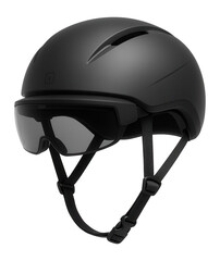Fototapeta premium Smart cycling helmet with detachable AR display and adjustable chin strap