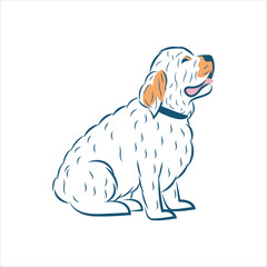 puppy, vector, dog, illustration