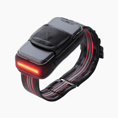 Fototapeta premium Modern Smartphone Armband with Integrated Safety