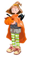 the little witch and her friend 