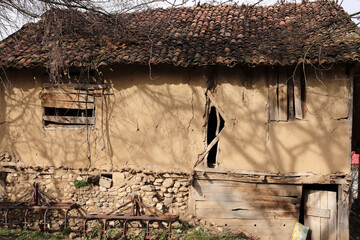An old farmhouse in the Black Sea region. Turkey