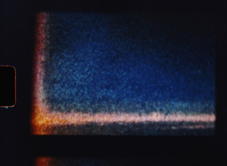 Light leaks and film grain creating an authentic vintage film effect