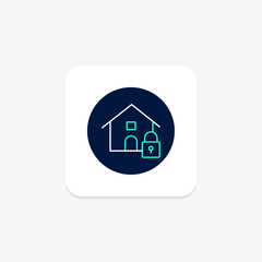 Home Security, vector, pixel perfect, illustrator file