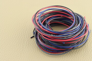 Electrical Insulated Copper Mounting Wires for Electrical Switchboard Assembly. 