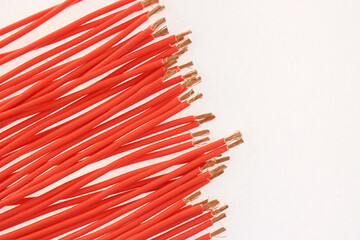 Electrical Insulated Copper Mounting Wires for Electrical Switchboard Assembly. 